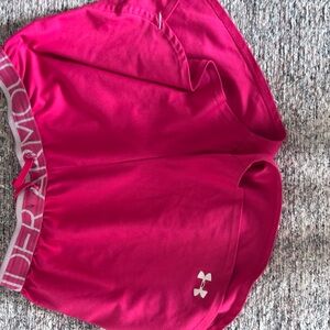 Under Armour Pink Athletic Shorts